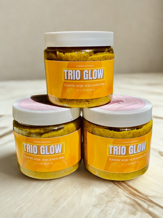 TRIO GLOW brightening sugar scrub